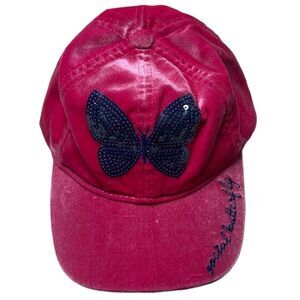 Hatley Shimmer Butterfly Baseball Cap.